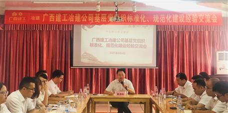 公司黨委召開基層黨組織標(biāo)準(zhǔn)化、規(guī)范化建設(shè)經(jīng)驗(yàn)交流會(huì)